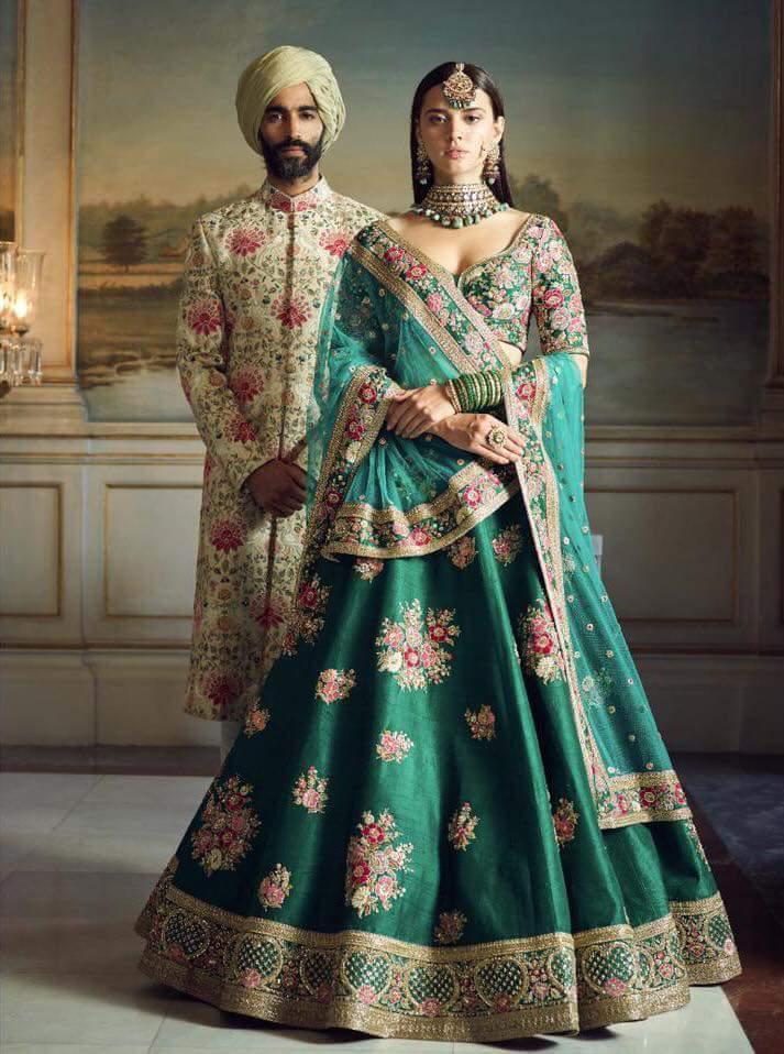 Mesmerising Graceful Bottle Green Colour Casual Lehenga Choli Online –  klothingclass